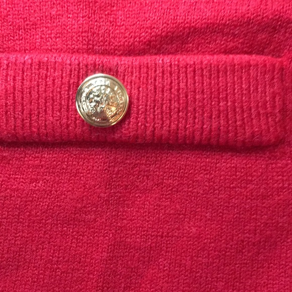🍒VTG red cardigan sweater - Picture 6 of 8